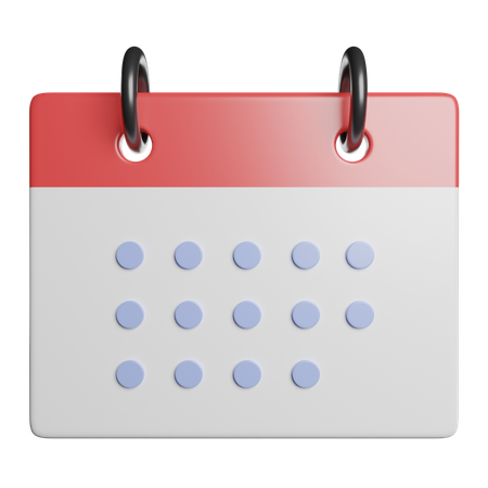 Calendário  3D Icon