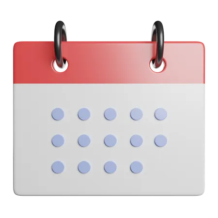 Calendário  3D Icon