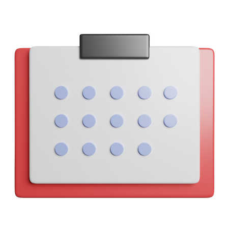 Calendário  3D Icon