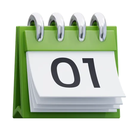 Calendário  3D Icon