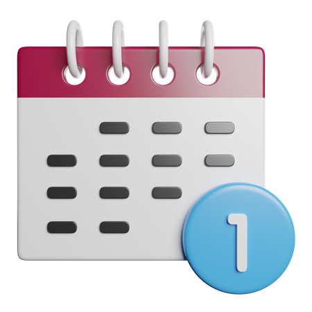 Calendário  3D Icon