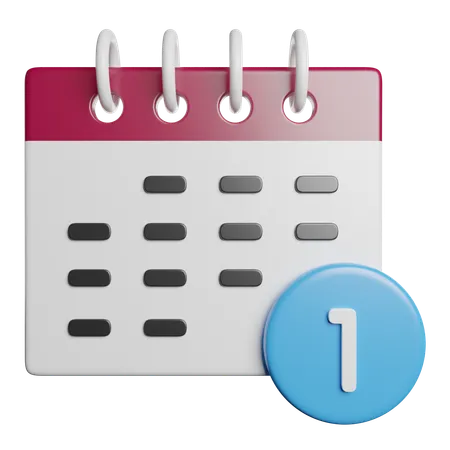 Calendário  3D Icon