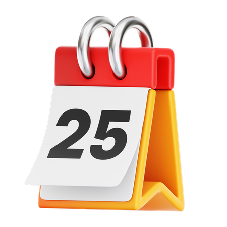 Calendário  3D Icon