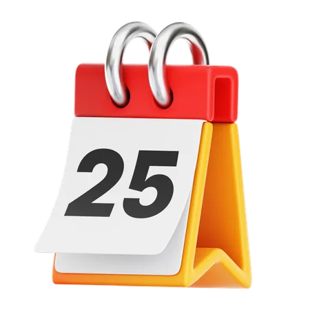 Calendário  3D Icon