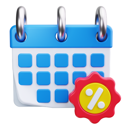 Calendário  3D Icon