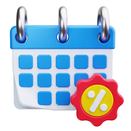 Calendário  3D Icon