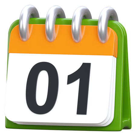 Calendario  3D Icon