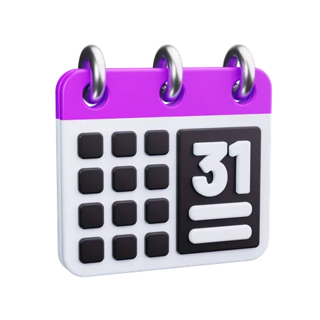 Calendário  3D Icon