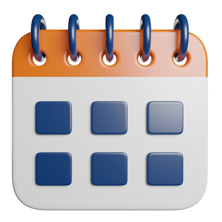 Calendário  3D Icon