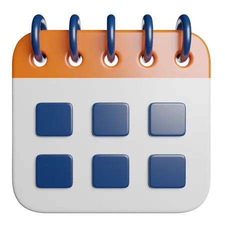 Calendário  3D Icon