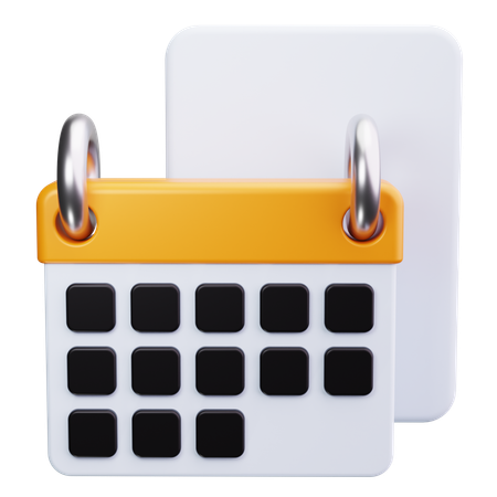 Calendario  3D Icon