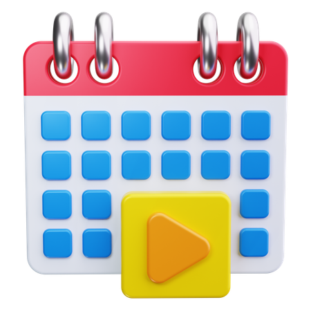 Calendário  3D Icon