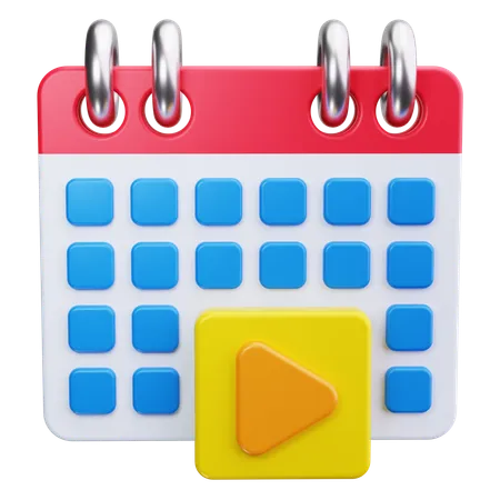 Calendário  3D Icon