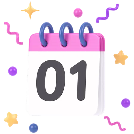 Calendário  3D Icon