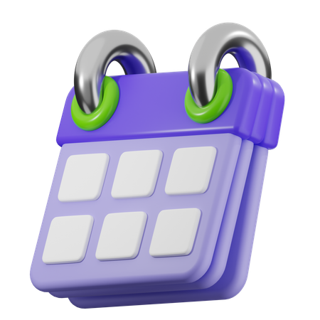 Calendario  3D Icon