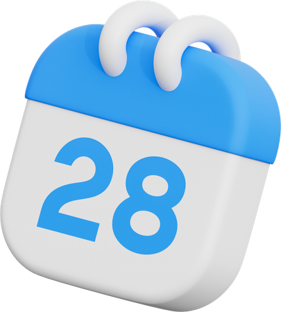 Calendario  3D Icon