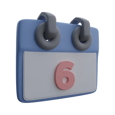 Calendário  3D Icon