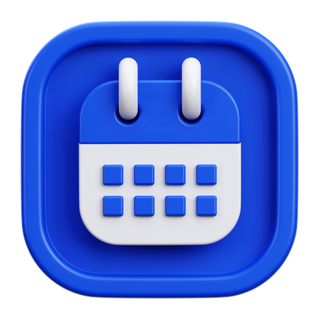 Calendário  3D Icon