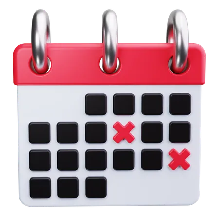 Calendário  3D Icon