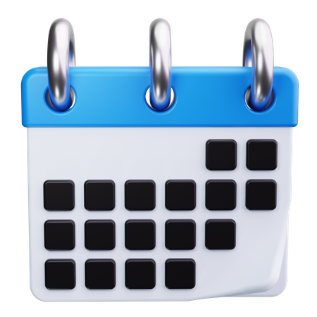 Calendario  3D Icon