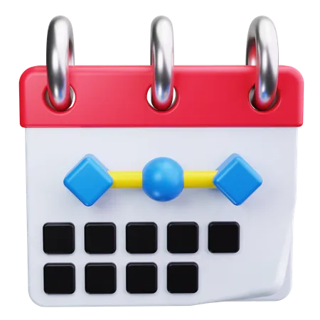 Calendário  3D Icon