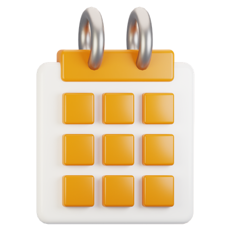 Calendário  3D Icon