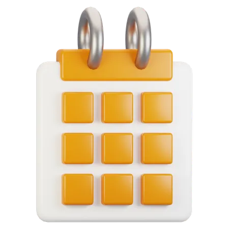 Calendário  3D Icon