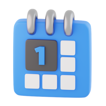 Calendário  3D Icon