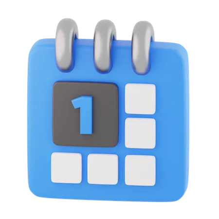 Calendário  3D Icon