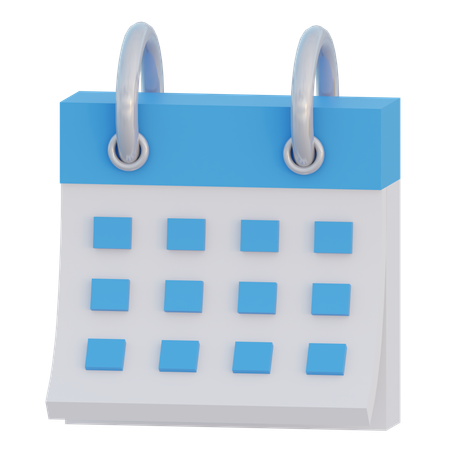 Calendário  3D Icon