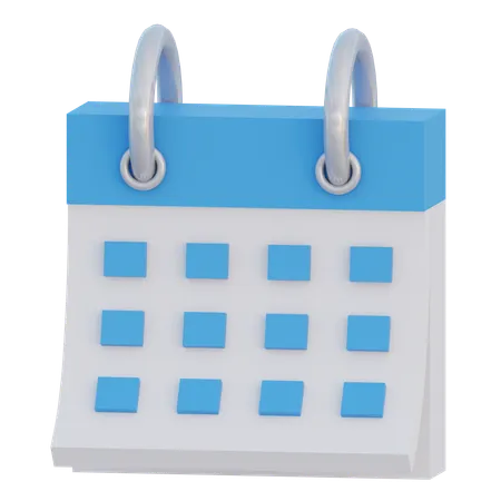 Calendário  3D Icon