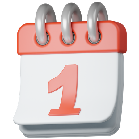 Calendário  3D Icon