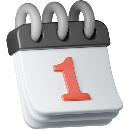 Calendário  3D Icon