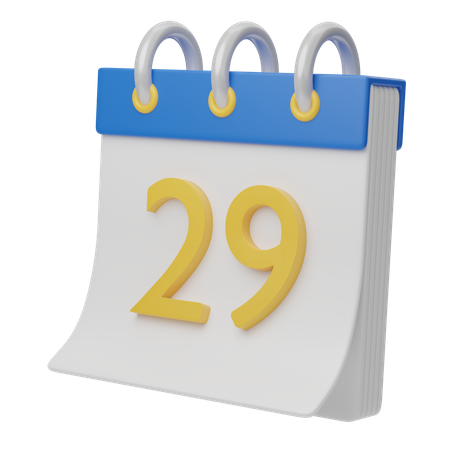 Calendario  3D Icon