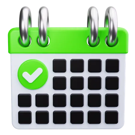 Calendário  3D Icon