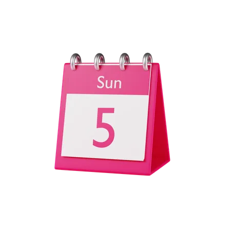 Calendario  3D Icon