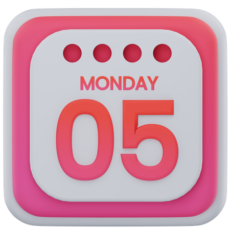 Calendário  3D Icon