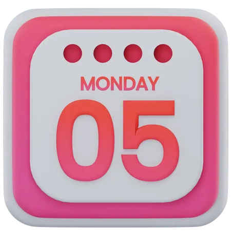 Calendário  3D Icon