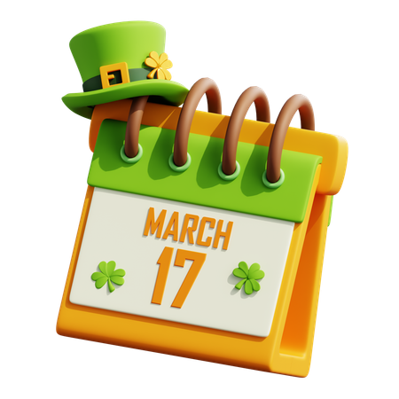 Calendário  3D Icon