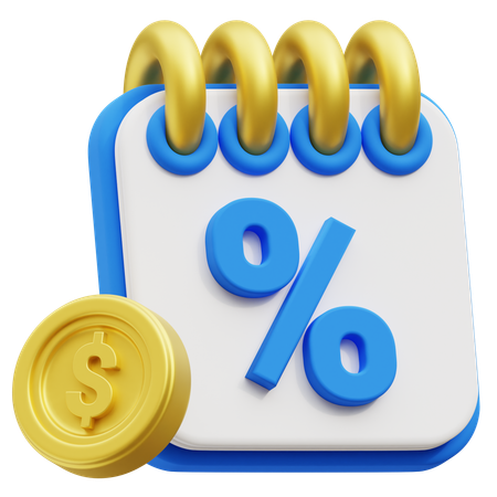 Calendario  3D Icon