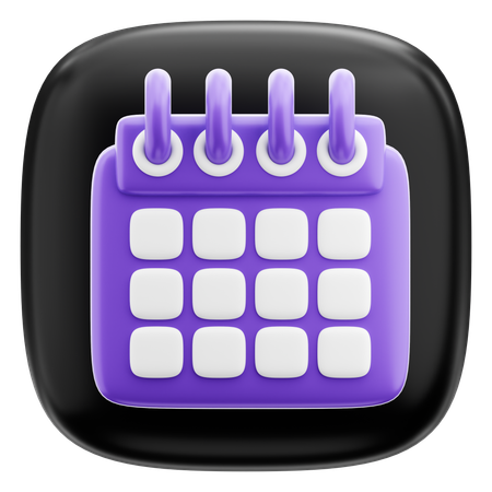 Calendário  3D Icon