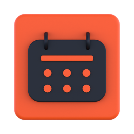 Calendário  3D Icon