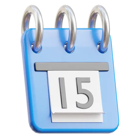 Calendário  3D Icon