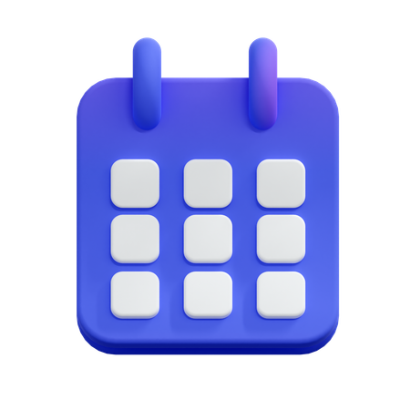 Calendário  3D Icon