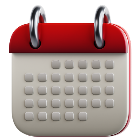 Calendário  3D Icon