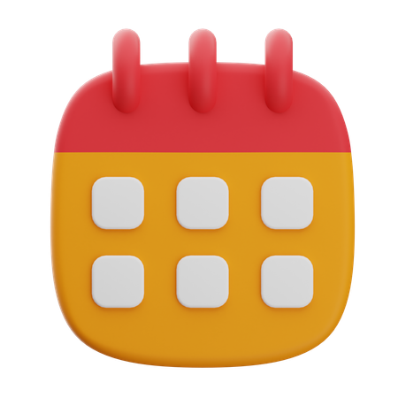 Calendário  3D Icon
