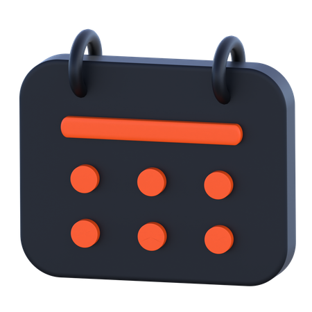 Calendário  3D Icon