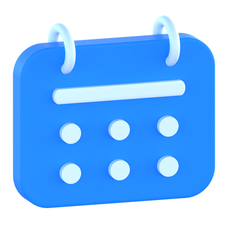 Calendário  3D Icon