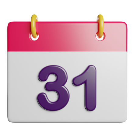 Calendário  3D Icon