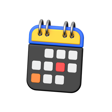 Calendario  3D Icon